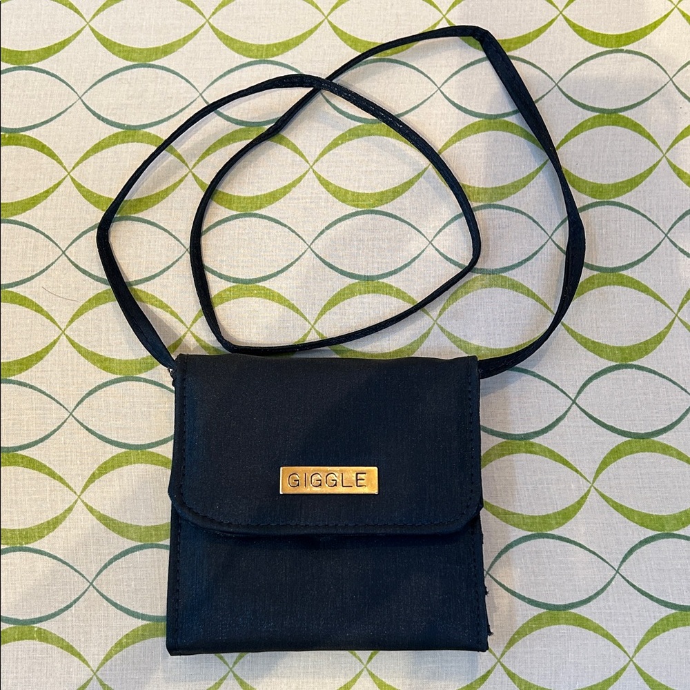 Giggle Brand, Navy Blue, Crossbody Wallet-Purse